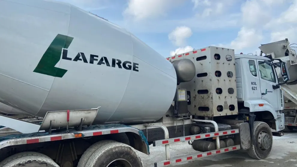 Lafarge Readmix CNG Mixer Truck 