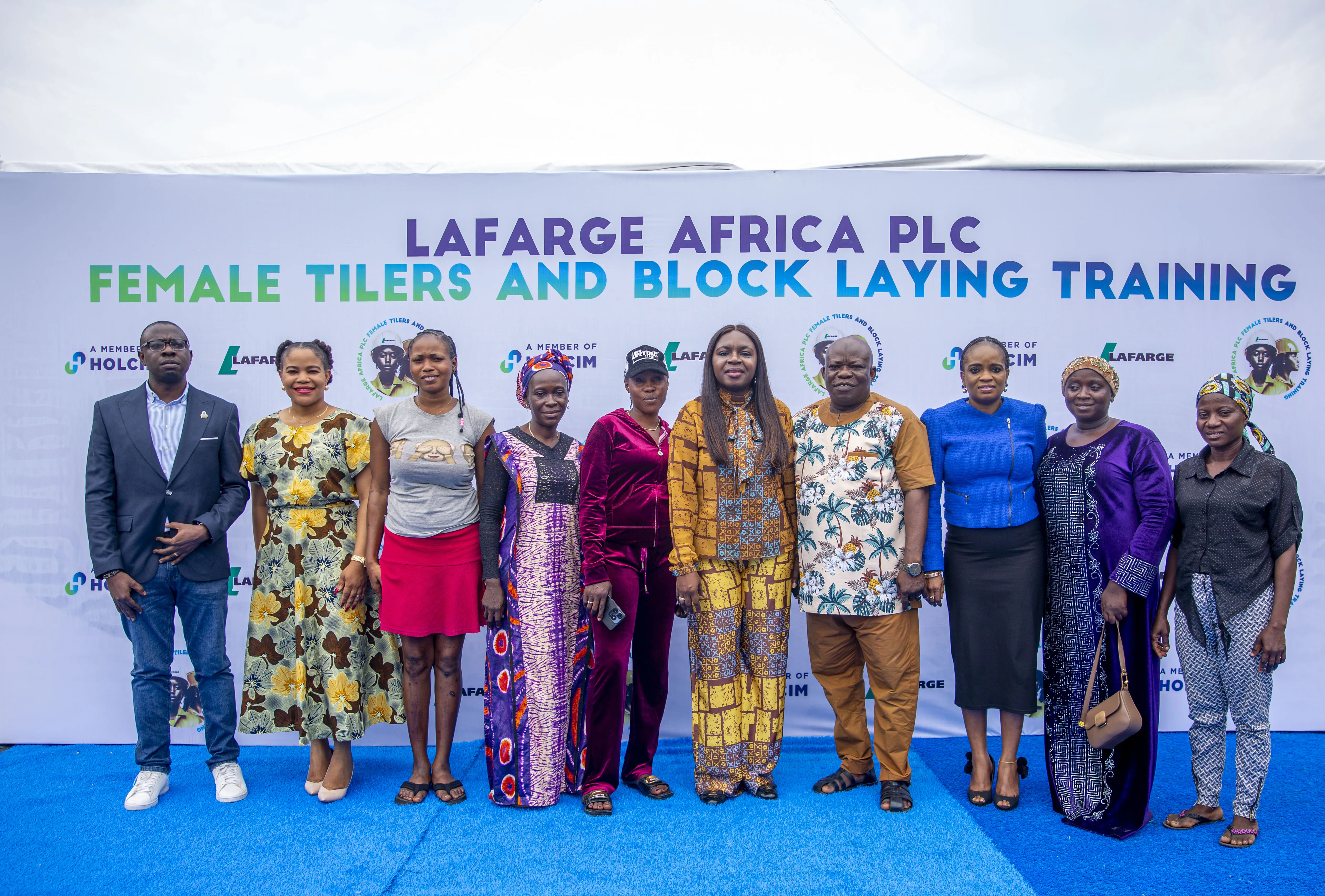 Launch of Female Tilers and Block Laying Training