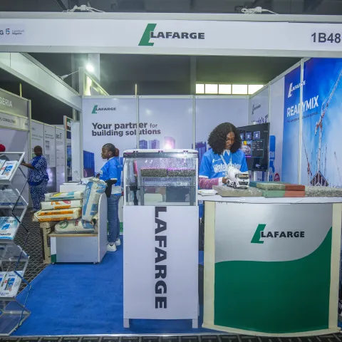 Lafarge's stand at the Big 5 Construct